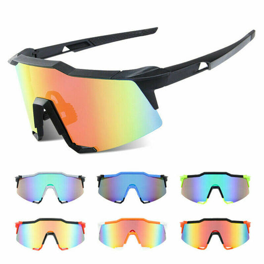 Cycling Windproof Sunglasses Riding Bike Goggles Biker MTB Outdoor Sports UV400 Random Color