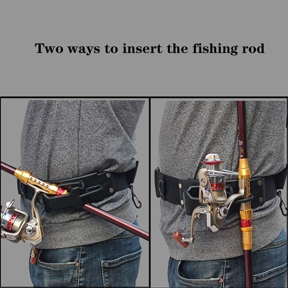 Fly Fishing 3rd Hand Rod Holder Adjustable Belt Fishing Rod Holder