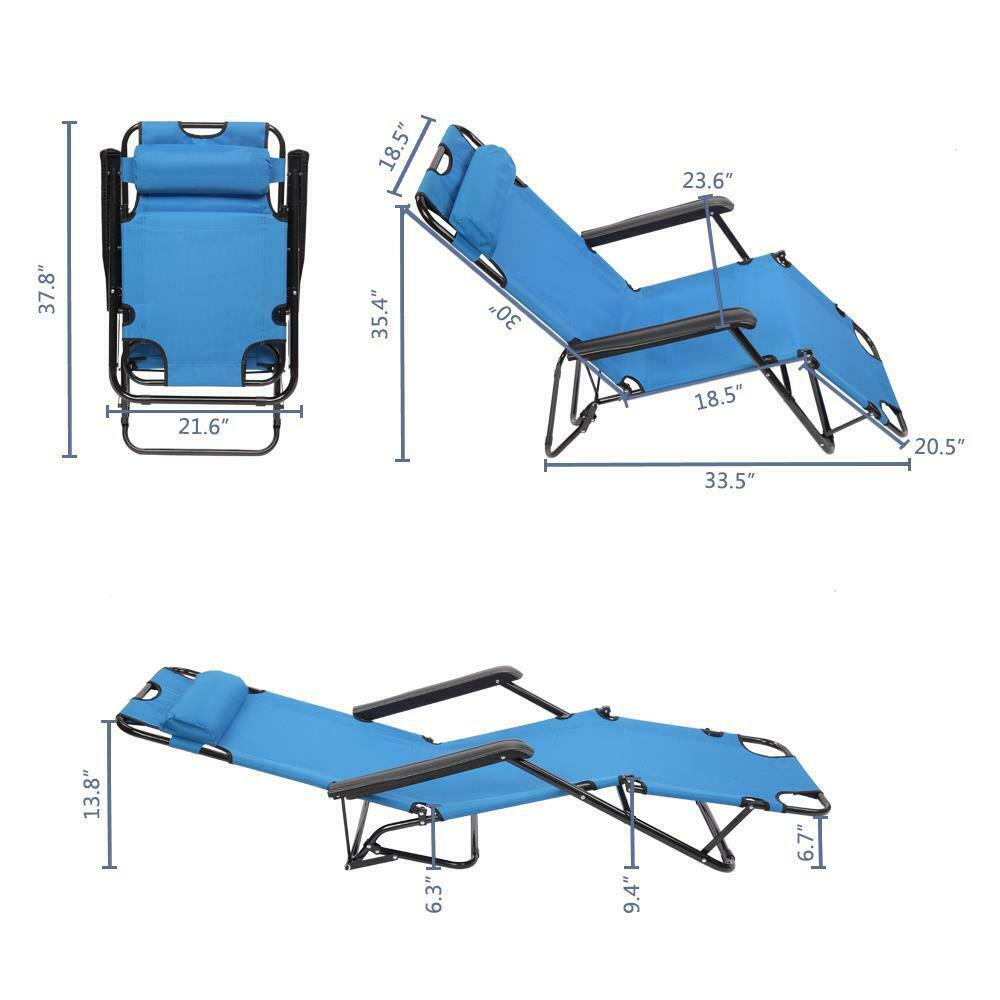 Folding Camping Reclining Chairs,Portable Zero Gravity Chair,Outdoor Lounge Chairs, Patio Outdoor Pool Beach Lawn Recline